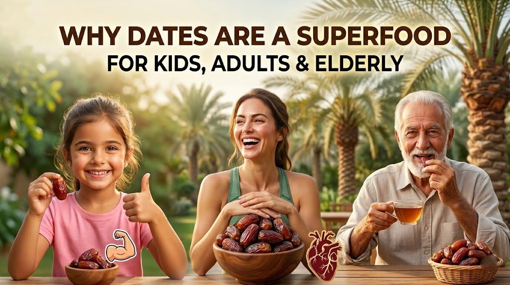Why Dates Are a Superfood for Kids, Adults & Elderly